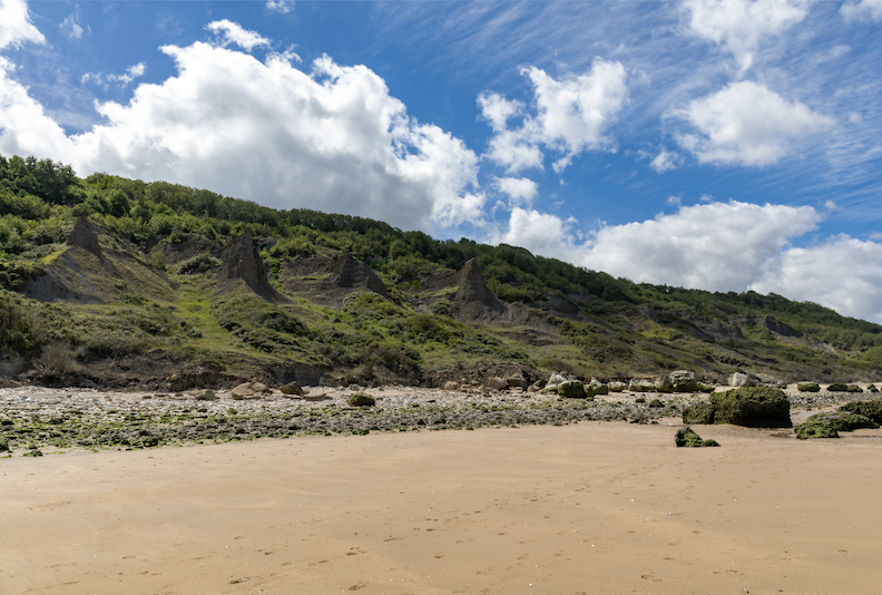 Falaise des roches noires - Villers sur mer